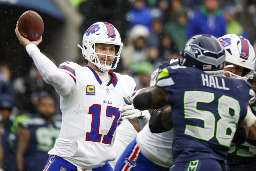 Bills vencen a Seahawks descuidados por tercera vez seguida