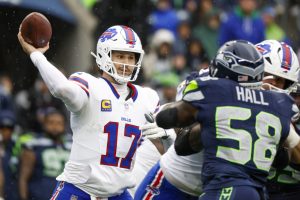 Bills vencen a Seahawks descuidados por tercera vez seguida