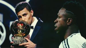 Rodri vence a Vinicius Jr por el Balón de Oro 2024