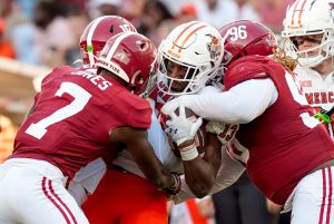 El séptimo objetivo de Alabama es practicar el poder defensivo contra Oklahoma