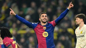 Triunfazo del Barcelona en su visita al Borussia Dortmund por Champions League, con Ferran como héroe | Sporting Data Spain