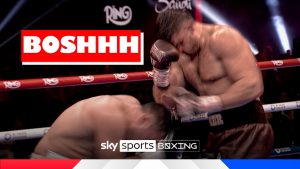 ¡Johnny Fisher se lanza un gancho… sobre sí mismo en un polémico combate contra Dave Allen!