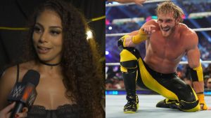 Samantha Irvin tiene una fuerte respuesta al divertido Logan Paul 2d después de unirse a WWE RAW