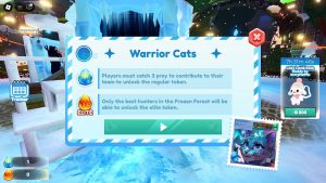 Roblox Winter Spotlight: información sobre gatos guerreros