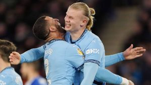 Leicester 0-2 Man City: Erling Haaland pone fin a la sequía goleadora mientras el equipo de Pep Guardiola consigue la muy deseada colección