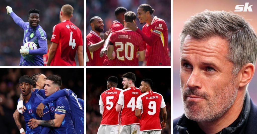 El Manchester United recibe la peor calificación, ya que el extenso Jamie Carragher del Liverpool califica a todos y cada uno de los clubes de la Premier League a mitad de temporada.
