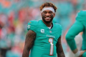 Hazaña del archivo de lesiones de la Semana 18 de los Miami Dolphins. Tua Tagovailoa