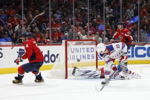 Alex Ovechkin 10 objetivos de Gargantuan One mientras Caps habla con Rangers