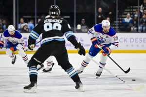 Montar en un punto de recreación de 18 recreaciones, los Oilers de Leon Draisaitl anfitriones de Utah
