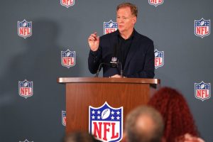 Roger Goodell analiza la reinicia de los playoffs, el fútbol olímpico de la bandera
