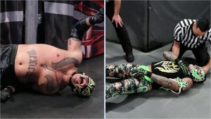 Rey Mysterio intenta ganar fascinado por el partido; es noqueado por una superestrella enmascarada