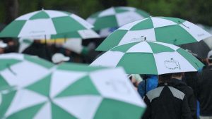 El clima del Masters: tormentas eléctricas y aviso de lluvia pesada La ronda del pedido del lunes minimiza Rapid en Augusta en todo el país