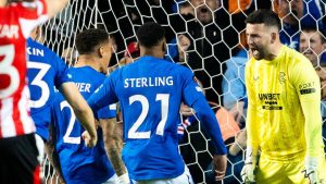 Rangers 0-0 Membresía atlética: Liam Kelly gana el valioso esquema de la Europa League de 10 participantes con penalización