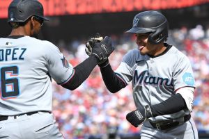 Javier Sanoja’s First Homer Sparks Rally de los Filis anteriores de Marlins