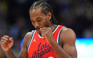Kawhi Leonard Vintage Outelels Nikola Jokić como la secuencia de los Clippers con pepitas