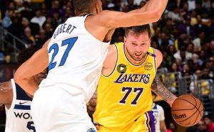 Luka Dončić brilla cuando los Lakers borde los Timberwolves en una emocionante pelea de playoffs