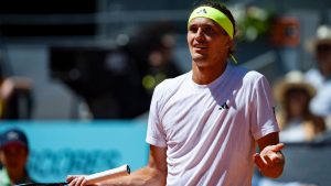 Comience de Madrid: Andrey Rublev, Aryna Sabalenka a través de Alexander Zverev Photo Advertir