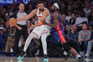 Pistons C Isaiah Stewart (rodilla) para el Juego 4 vs. Knicks