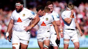 Exeter Chiefs Droop entrenan a Rob Hunter y Ali Hepher después de la derrota del documento ante Gloucester
