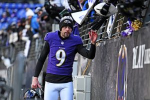Lanzamiento de los Ravens K Justin Tucker