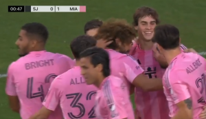 Los terremotos del Inter Miami y San José juegan el emocionante 3-3 Draw