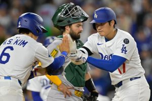 Los dos jonrones de Shohei Ohtani Again Dodgers extinguen A
