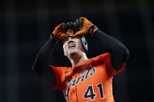 Momento de la cola de gigantes de la noche montañosa de Wilmer Flores en conflicto vs. A’s