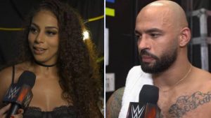 Disciplina de Samantha Irvin para imprimir una asociación original con Top Aew en gran título, y ahora no es una forma ahora no Ricochet