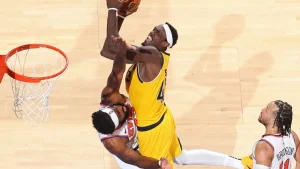 La mejor noche de Pascal Siakam pone a Indiana Pacers muy cerca de las Finales NBA 2025 | Wearing Info Spain