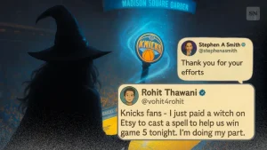 Cómo un fan de Fresh York Knicks recurrió al hechizo de una bruja para ayudar a su equipo en los Playoffs | Carrying Data Spain