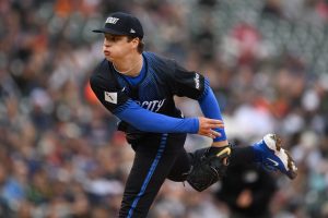 Diagrama de los Tigres Novato Jackson Jobe en IL de 15 días con daños en el codo