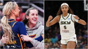 “Angel Reese nunca se disfrazaría de esto” – El atuendo previo al juego de Caitlin Clark Sparks reacciones ardientes en línea tras foto con Sophie Cunningham se vuelve viral