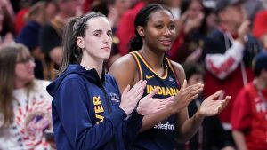Caitlin Clark reacciona al tercer probabilidad consecutiva de Aliyah Boston como WNBA All-Superstar Starter