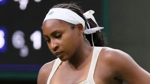 Wimbledon: la base de coco sufre una pérdida de primera pérdida esférica en Dayana Yastremska mientras se elimina la semilla 2D de las hembras