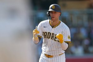 Padres Design Gavin Sheets En la lista de paternidad, llame a Luis Campusano