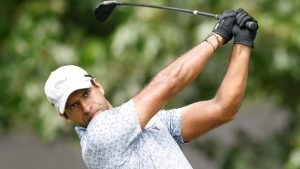 Campeonato de Wyndham: campeón defensor Aaron Rai en competencia después de ocho birdies en la primera ronda