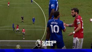 Manchester United vs Everton: Calamitous Man Utd ¡Aparece como Bruno Fernandes preocupado por empatar con Iliman Ndiaye!