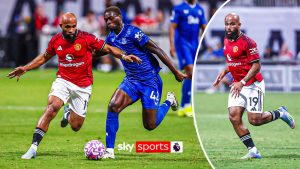 Las partes finales de Bryan Mbeumo hacen su debut en el Manchester United