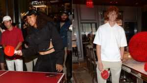 RELOJ: Jannik Sinner y Naomi Osaka salvan una explosión mientras luchan en un conflicto divertido de ping pong en su resort antes que US Open Open