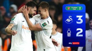 Swansea City 3-2 Nottingham Woodland | Lo más destacado de la Copa Carabao
