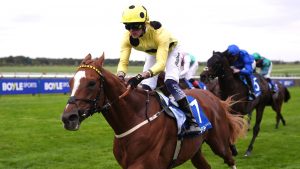Newmarket: Zeus Olympios domina a Joel Stakes debajo de Clifford Lee para clasificar para Karl Burke con Zanthos y Calm Love también un éxito en HQ