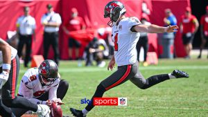 Eagles en Buccaneers: Jog McLaughlin perfora un propósito de disciplina de 65 yardas!