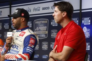 Bubba Wallace Spotter admite que Denny Hamlin está “insatisfecho”, hace que su postura sea obvia sobre lo que hubiera surgido si los roles hubieran sido invertidos