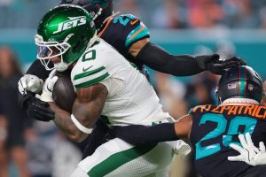 Deadspin | Jets RB/KR Braelon Allen (rodilla) fuera 8-12 semanas