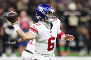 Deadspin | ‘Por no formulación, una duda’ Giants ‘Jaxson Trudge (isquiotibiales) interpretará a las águilas