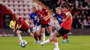 Man Utd Ladies folk 1-0 Valerenga Ladies folk: el penalti de Maya Le Tissier permite a los Crimson Devils debutar en la victoria en la Liga de Campeones