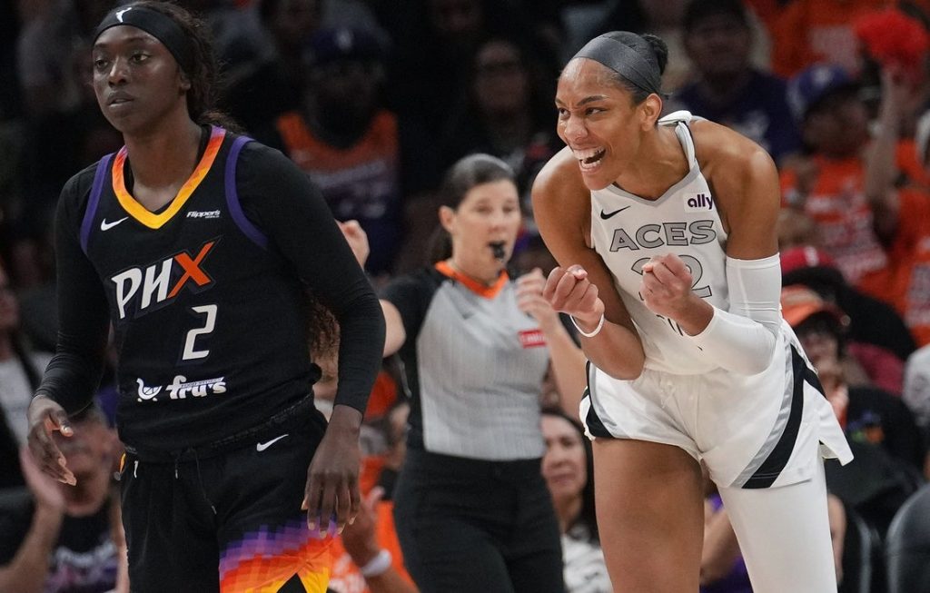 Giro muerto | Aces al borde de una histórica barrida en las Finales, pero Mercury sigue siendo firme