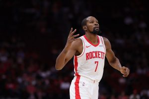 “Ustedes, jodidos participantes de la familia”, Kevin Durant grita a Baker Mayfield por las jugadas más destacadas del conflicto entre Buccaneers y 49ers.