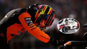 MIRAR: Oscar Piastri toma el auto ganador del título de Ayrton Senna para correr en un punto del lago McLaren HQ