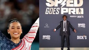 ‘¿Qué diablos es esto?’ – Suni Lee se fue riendo a carcajadas mientras IShowSpeed ​​intenta provocar a la gimnasta con giros gimnásticos y rutina de suelo.